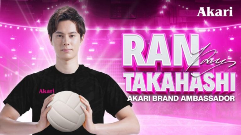 Japanese Volleyball Star Ran Takahashi is Akari’s newest Brand Ambassador